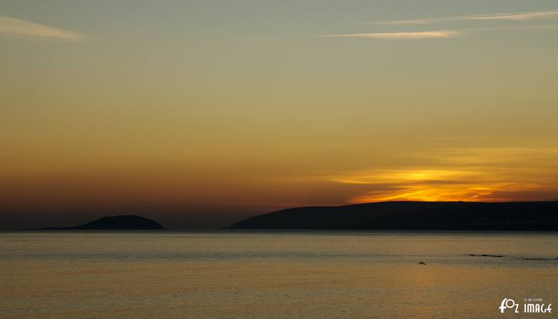 Sunset over Looe Island - © Ian Foster / fozimage 8th February 2015 - Sunset over Looe Island - © Ian Foster / fozimage