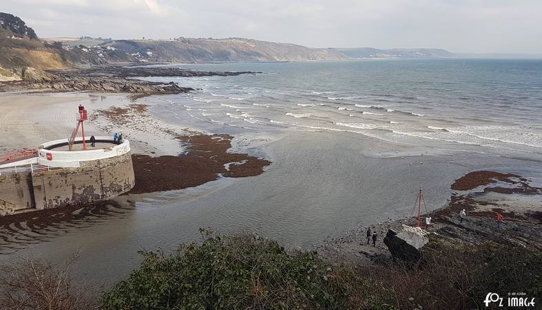 12 February 2017 - Low tide East Looe beach © Ian Foster / fozimage