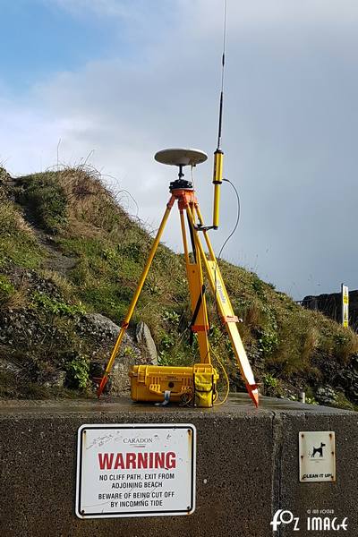 27 February 2017 - Plymouth Coastal Observatory equipment set up by the Kyber Pass © Ian Foster / fozimage