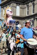 Mazey day procession