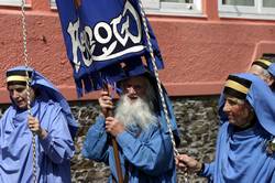 procession along West Looe Quay