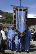 procession leaves the Rose garden