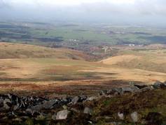 Yes Tor looking back over Longstone Hill