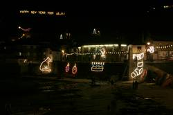 Christmas lights at Mousehole