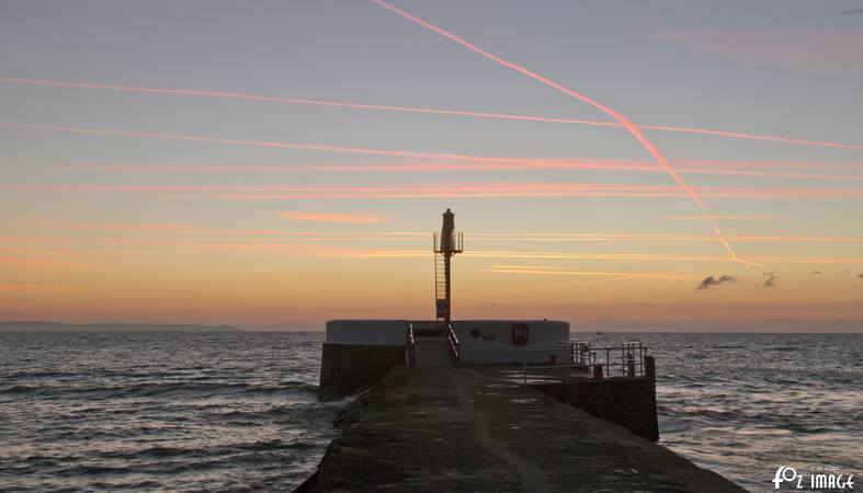 18 January 2017 - Sunrise over the Banjo Pier, East Looe beach © Ian Foster / fozimage