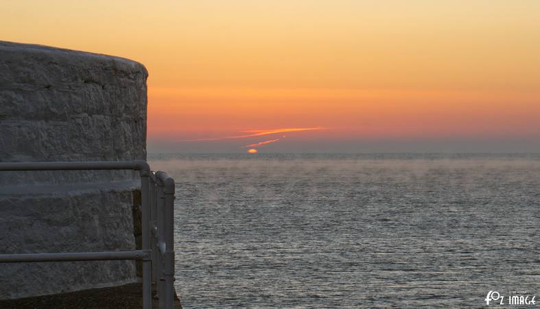 23 January 2017 - Sunrise over the Banjo Pier, East Looe beach © Ian Foster / fozimage