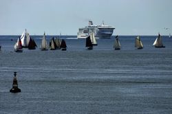 Racing in Plymouth Sound