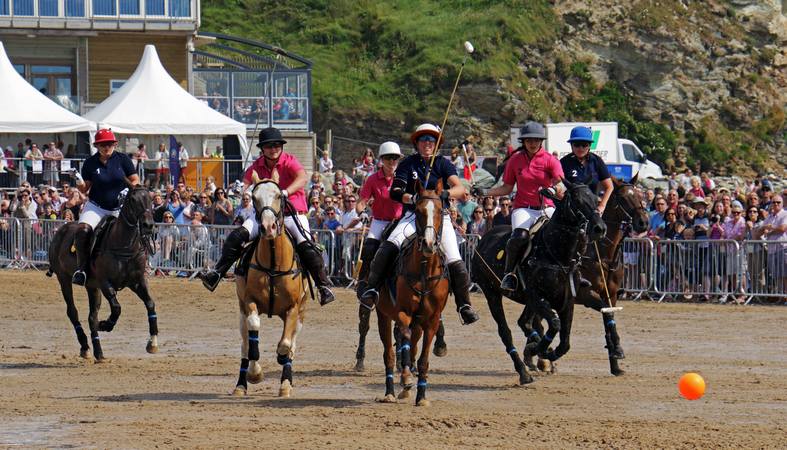 Polo on the Beach - © Ian Foster / fozimage 5th July 2014 - Polo on the Beach - © Ian Foster / fozimage
