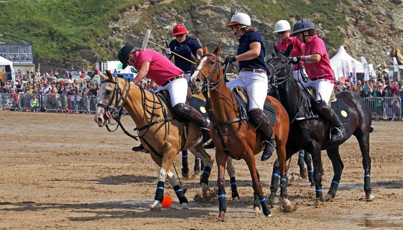 Polo on the Beach - © Ian Foster / fozimage 5th July 2014 - Polo on the Beach - © Ian Foster / fozimage