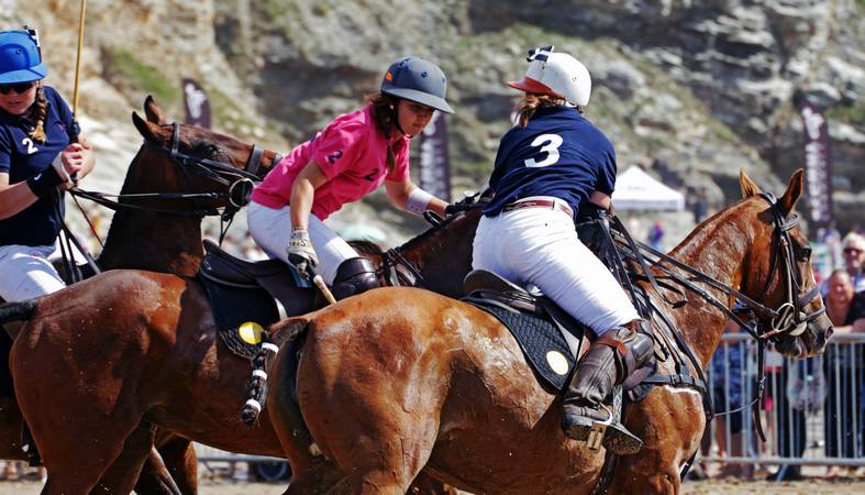 Polo on the Beach - © Ian Foster / fozimage 5th July 2014 - Polo on the Beach - © Ian Foster / fozimage