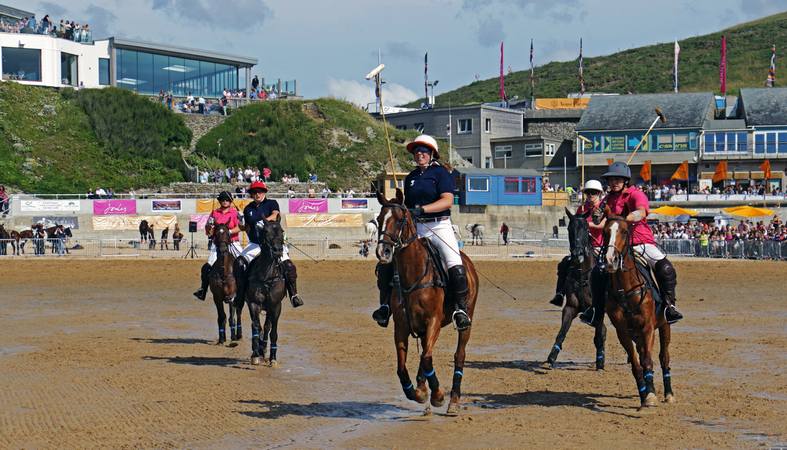 Polo on the Beach - © Ian Foster / fozimage 5th July 2014 - Polo on the Beach - © Ian Foster / fozimage