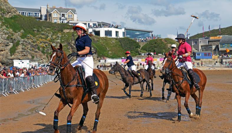 Polo on the Beach - © Ian Foster / fozimage 5th July 2014 - Polo on the Beach - © Ian Foster / fozimage