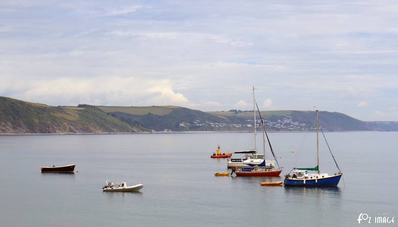 8 July 2017 - Moored in the bay, waiting for the tide © Ian Foster / fozimage