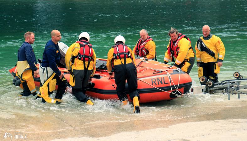 12 July 2017 - RNLI Capsize boat training © Ian Foster / fozimage