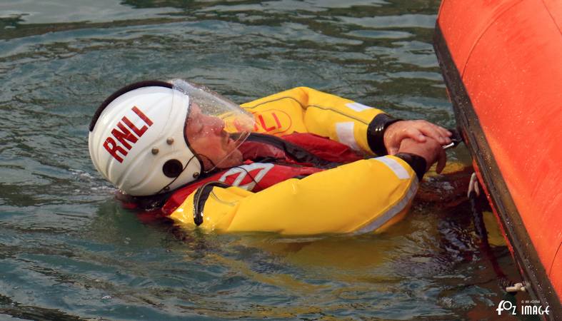 12 July 2017 - RNLI Capsize boat training © Ian Foster / fozimage