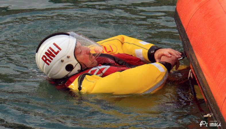 12 July 2017 - RNLI Capsize boat training © Ian Foster / fozimage