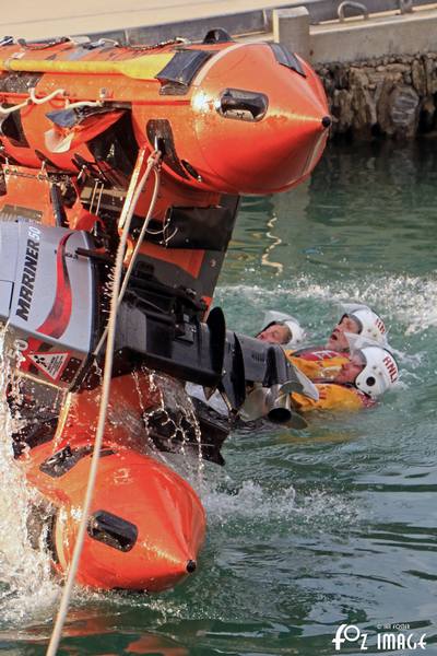 12 July 2017 - RNLI Capsize boat training © Ian Foster / fozimage