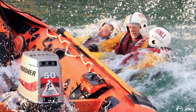 12 July 2017 - RNLI Capsize boat training © Ian Foster / fozimage