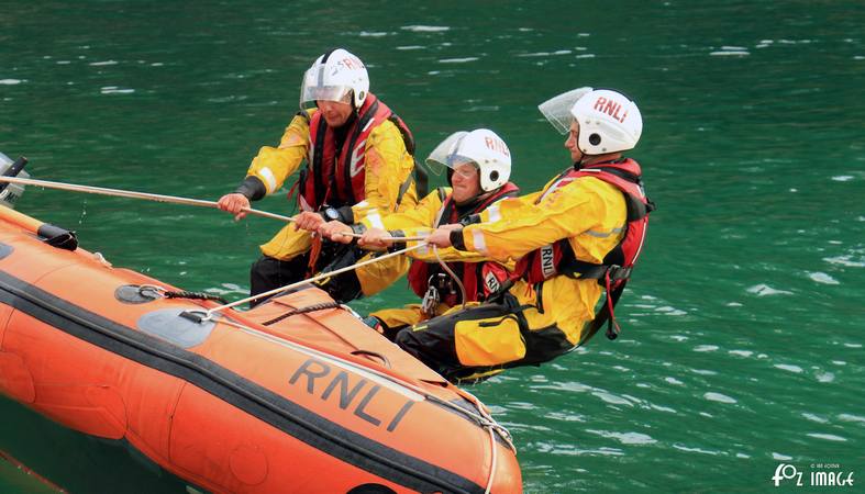 12 July 2017 - RNLI Capsize boat training © Ian Foster / fozimage