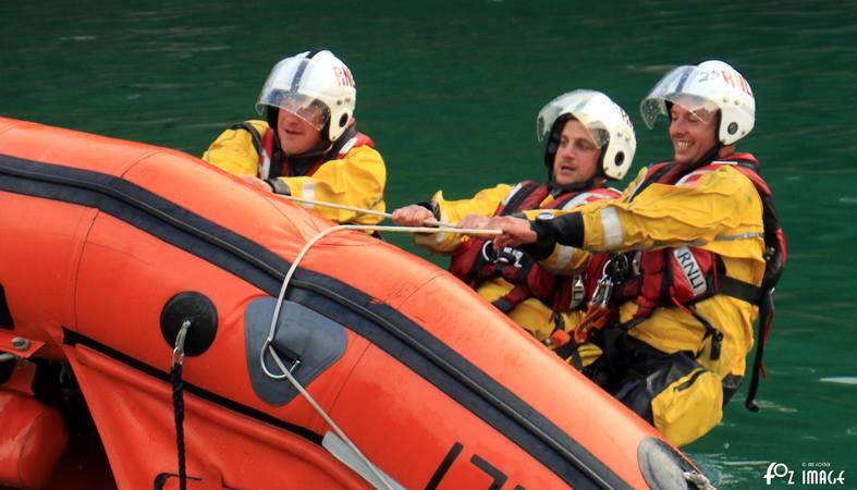 12 July 2017 - RNLI Capsize boat training © Ian Foster / fozimage