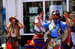 Penzance - Mazey day - Street entertainers