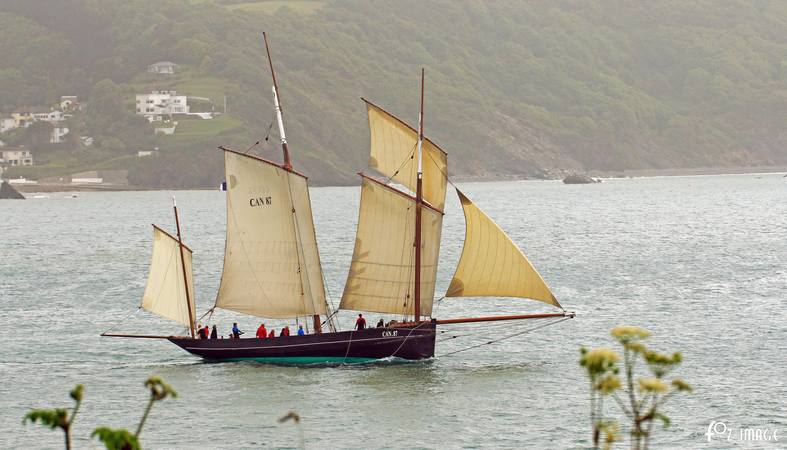 11 June 2017 - Looe Lugger Regatta - La Cancalaise © Ian Foster / fozimage