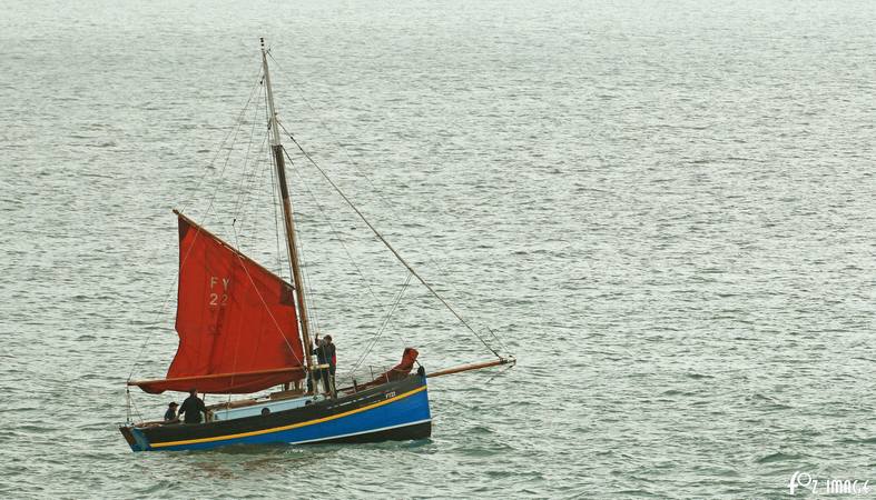 11 June 2017 - Looe Lugger Regatta - FY22 Maggie © Ian Foster / fozimage