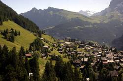 Murren from the cable car