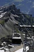 Cable car at the Schilthorn