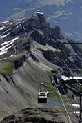 Cable car at the Schilthorn