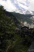 BOB train from Interlaken to Lauterbrunnen