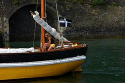 Looe Lugger Regatta - Bows and Sterns