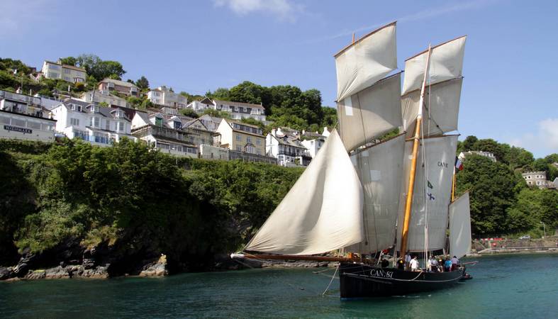 Western Morning View - La cancalaise under full sail - © Ian Foster / fozimage