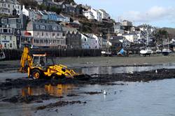 Low tide in Looe River