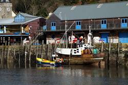 Low tide in Looe River