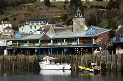 Low tide in Looe River