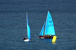 Sailing in Looe Bay