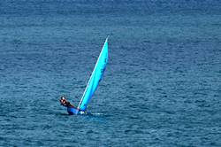 Sailing in Looe Bay