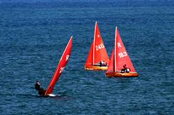 Sailing in Looe Bay