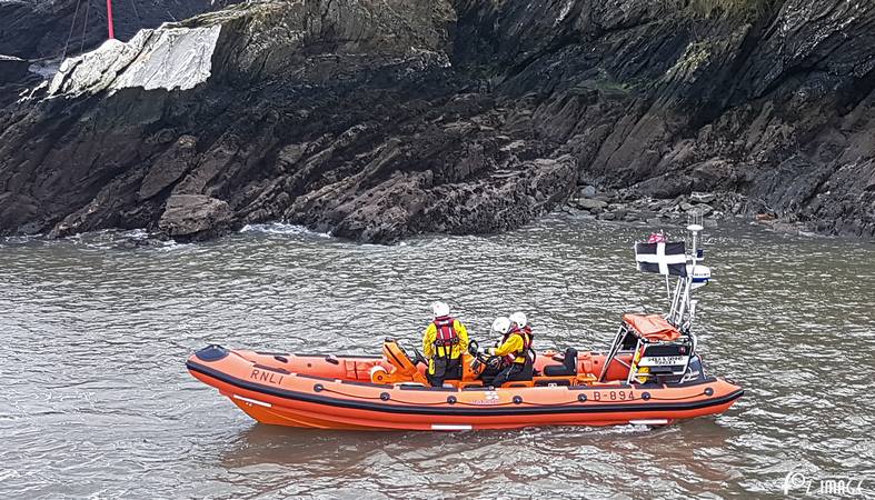 4 March 2017 - Looe RNLI Atlantic 85 B-894 Sheila and Dennis Tongue II © Ian Foster / fozimage