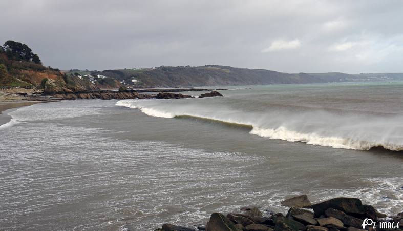 5 March 2017 - Windy on East Looe beach © Ian Foster / fozimage