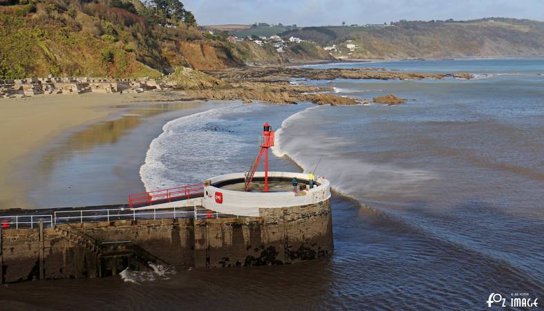 5 March 2017 - Windy on East Looe beach © Ian Foster / fozimage