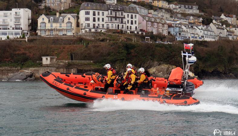 19 March 2017 - Looe RNLI Atlantic 85 B-894 Sheila and Dennis Tongue II © Ian Foster / fozimage