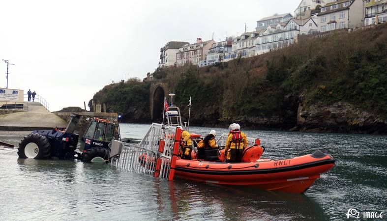 19 March 2017 - Looe RNLI Atlantic 85 B-894 Sheila and Dennis Tongue II © Ian Foster / fozimage