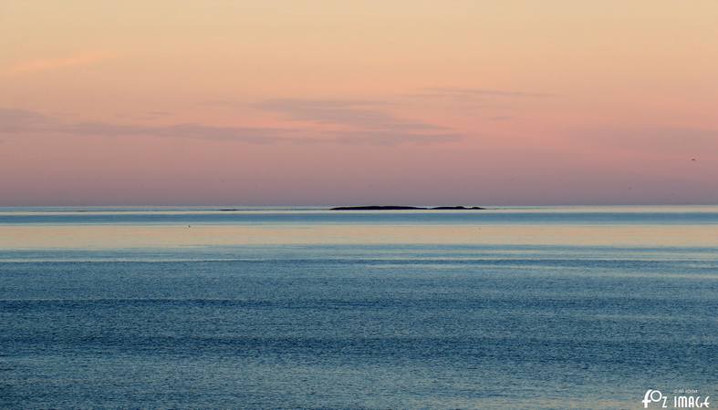 25 March 2017 - Sunset over Inner Farne © Ian Foster / fozimage