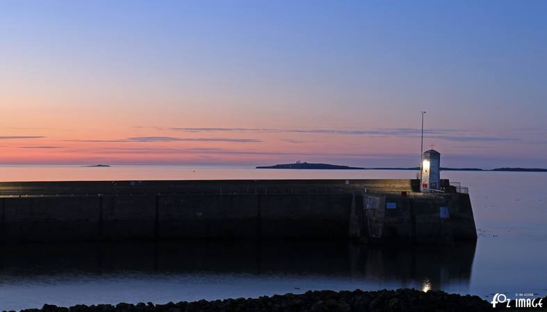 25 March 2017 - Sunset over Bamburgh Castle © Ian Foster / fozimage