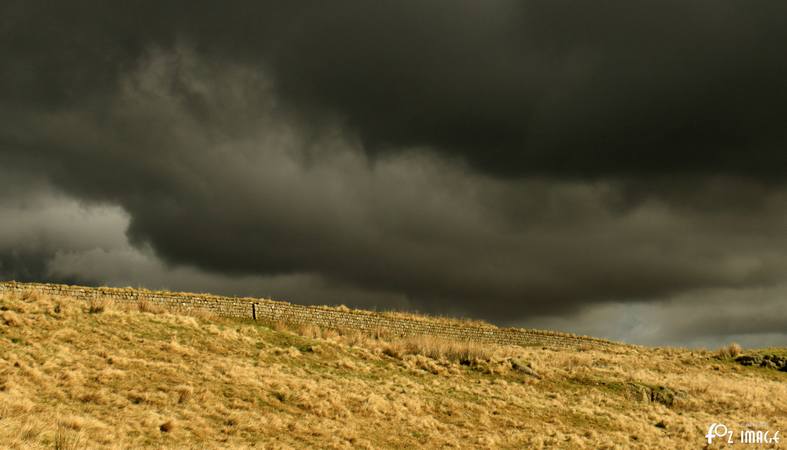 31 March 2017 - Storm clouds over Hadrian's wall © Ian Foster / fozimage