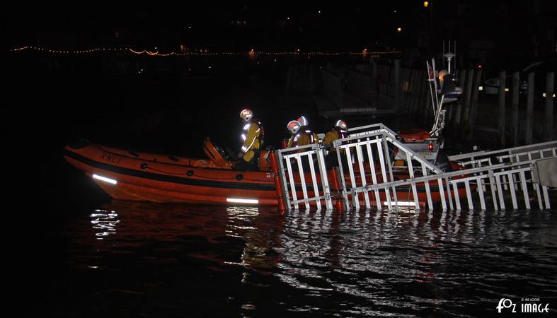 Looe RNLI night training