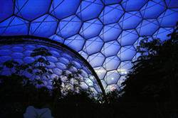 Eden - Rainforest Biome at night