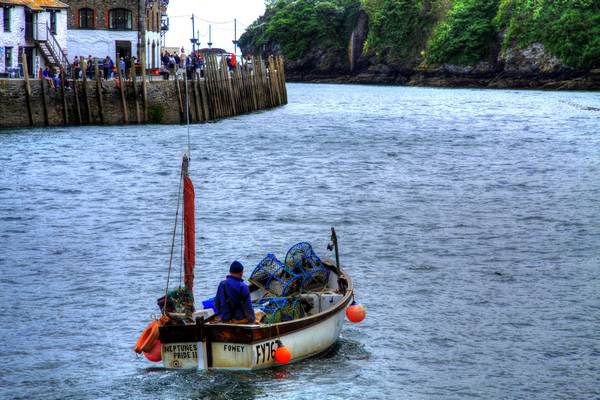 14th May 2011 - Looe fishing boats.